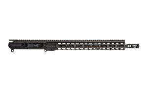 Aero Precision M4E1 Threaded 16" .223 Wylde Mid-Length No Forward Assist Complete Upper w/ 15" Slimline Handguard - Anodized Black
