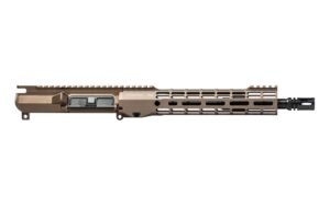 Aero Precision M4E1 Threaded 11.5" 5.56 Carbine No Forward Assist Complete Upper w/ 10.3" M-LOK S-ONE Handguard - Kodiak Brown Anodized