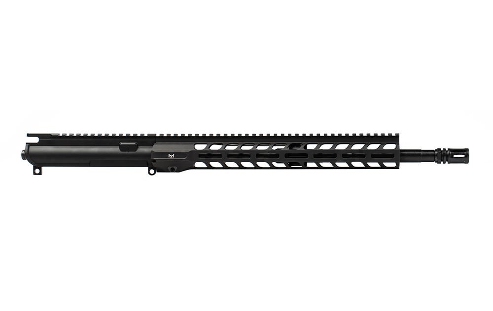 Aero Precision AR15 16" 5.56 Carbine-Length M4 QPQ Barrel Complete Upper 13.5" Slimline Handguard Left Handed - Anodized Black