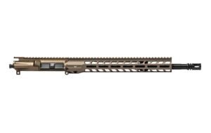 Aero Precision AR15 16" 5.56 Mid-Length Gov Complete Upper w/ 13.5" Slimline Handguard - Kodiak Brown Anodized