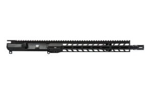 Aero Precision M4E1 Threaded 14.5" 5.56 Mid-Length GOV QPQ No Forward Assist Complete Upper w/ 13.5" Slimline Handguard - Anodized Black