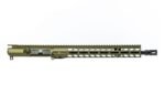 Aero Precision M4E1 Threaded 14.7" 5.56 Mid-Length Pencil QPQ No Forward Assist Complete Upper 13.5" Slimline Handguard - OD Green Anodized