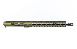 Aero Precision M4E1 Threaded 14.7" 5.56 Mid-Length Pencil QPQ No Forward Assist Complete Upper 13.5" Slimline Handguard - OD Green Anodized