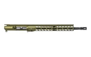 Aero Precision M4E1 Threaded 16" 5.56 Carbine Length M4 CHM/PH Barrel No Forward Assist Complete Upper W/ 13.5" Slimline Handguard - OD Green Anodized