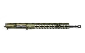 Aero Precision M4E1 Threaded Complete Upper, 16" 5.56 Mid-Length Gov Barrel w/ 13.5" Slimline Handguard - OD Green Anodized