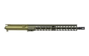 Aero Precision AR15 16" 5.56 Carbine-Length HBAR Chrome & Phosphate Barrel Complete Upper 13.5" Stag Slimline Handguard Left Handed - OD Green Anodized