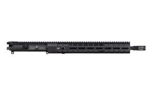 Aero Precision M4E1 Enhanced Complete Upper, 16.3" 5.56 CHF Mid-Length Barrel w/ 15" Enhanced M-LOK Handguard with BCG and Charging Handle - Anodized Black