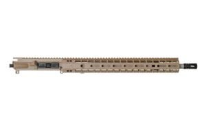 Aero Precision M4E1 Complete Upper, 18" 6.5 Grendel Rifle Length SPR Barrel, EM-15 Gen 2 Handguard - FDE Cerakote