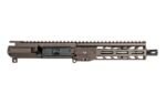 Aero Precision M4E1 Threaded Complete Upper No FA, 8" .300 Pistol-Length Blackout Barrel w/ 7.3" Slimline Handguard - Kodiak Brown Anodized